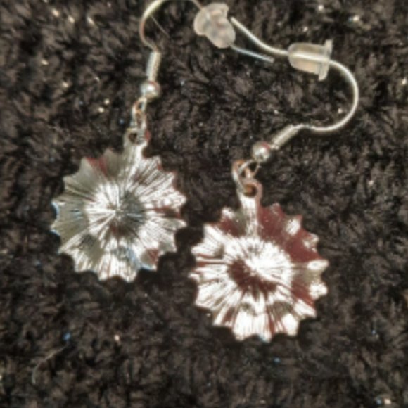 Yellow Flower Earrings - Picture 8 of 9